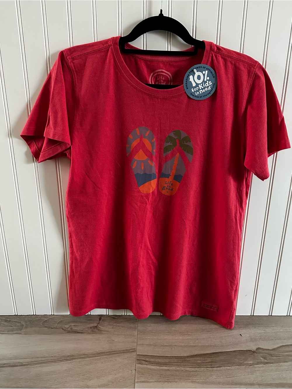 Life Is Good Melon, Short Sleeve Tee with graphic